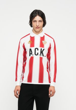 AUTHENTIC ODEN - Polo - white/red racing/black