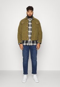 Only & Sons ONSLUCA LIFE TWILL CHECK - Camisa - dark navy