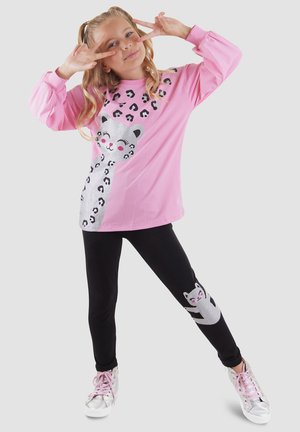 Denokids, BEKLEIDUNG GLITTER LEO - Leggings - pink