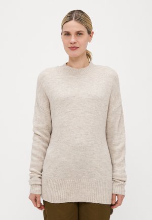 Vero Moda Tall VMLEFILE BOXY - Jumper - birch melange