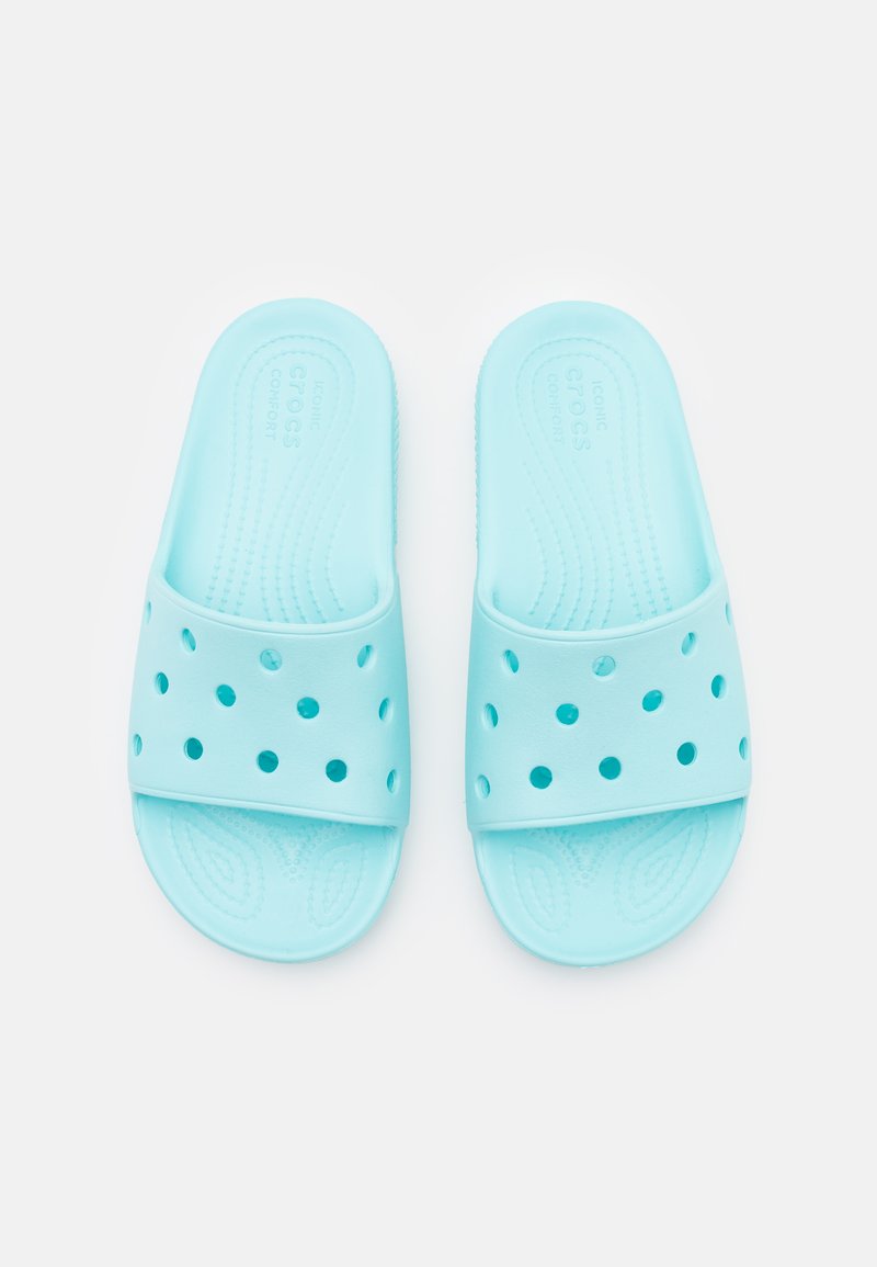 Damen Zehentrenner | Crocs CLASSIC SLIDE Badesandale ice blue/türkis - IG72964 Damen Zehentrenner | Crocs CLASSIC SLIDE Badesandale ice blue/türkis - IG72964