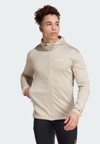 adidas Terrex TERREX XPERIOR LIGHT FLEECE HOODED JACKET - Treniņjaka - beige