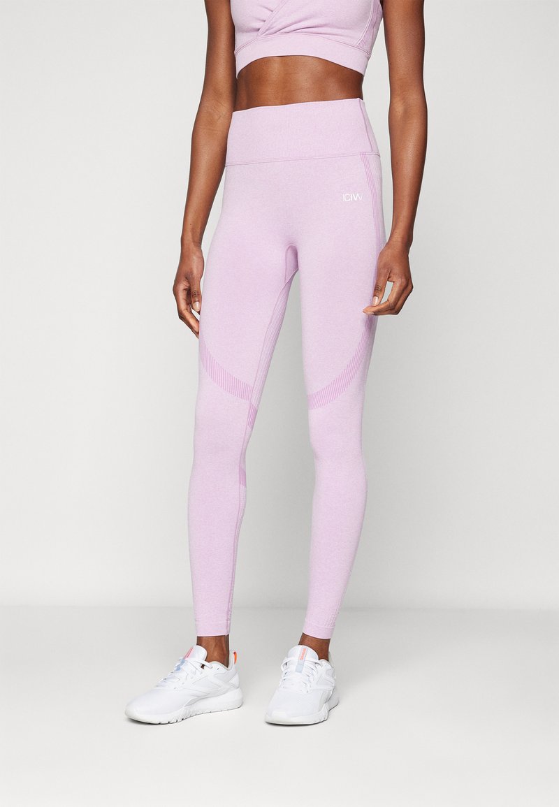 ICANIWILL SEAMLESS - Leggings - lavender melange