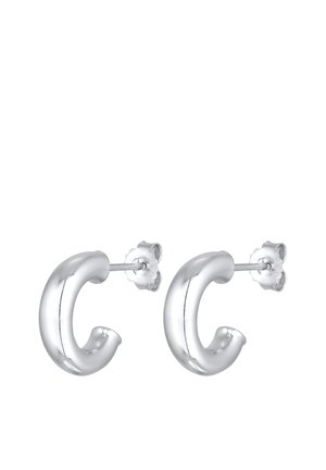 Elli BOLD MINI HOOPS - Oorbellen - silber