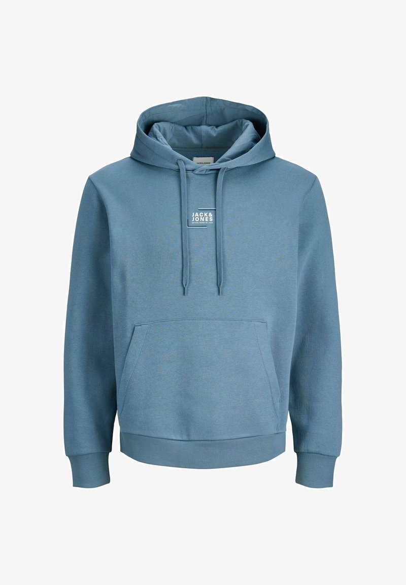 Jack & Jones JJECORP GRAPHIC HOOD NOOS - Sweatshirt - blue mirage