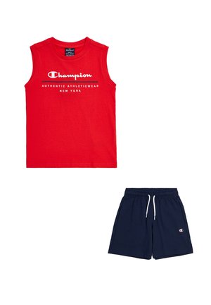 SET  - Jogginghose - red and blue