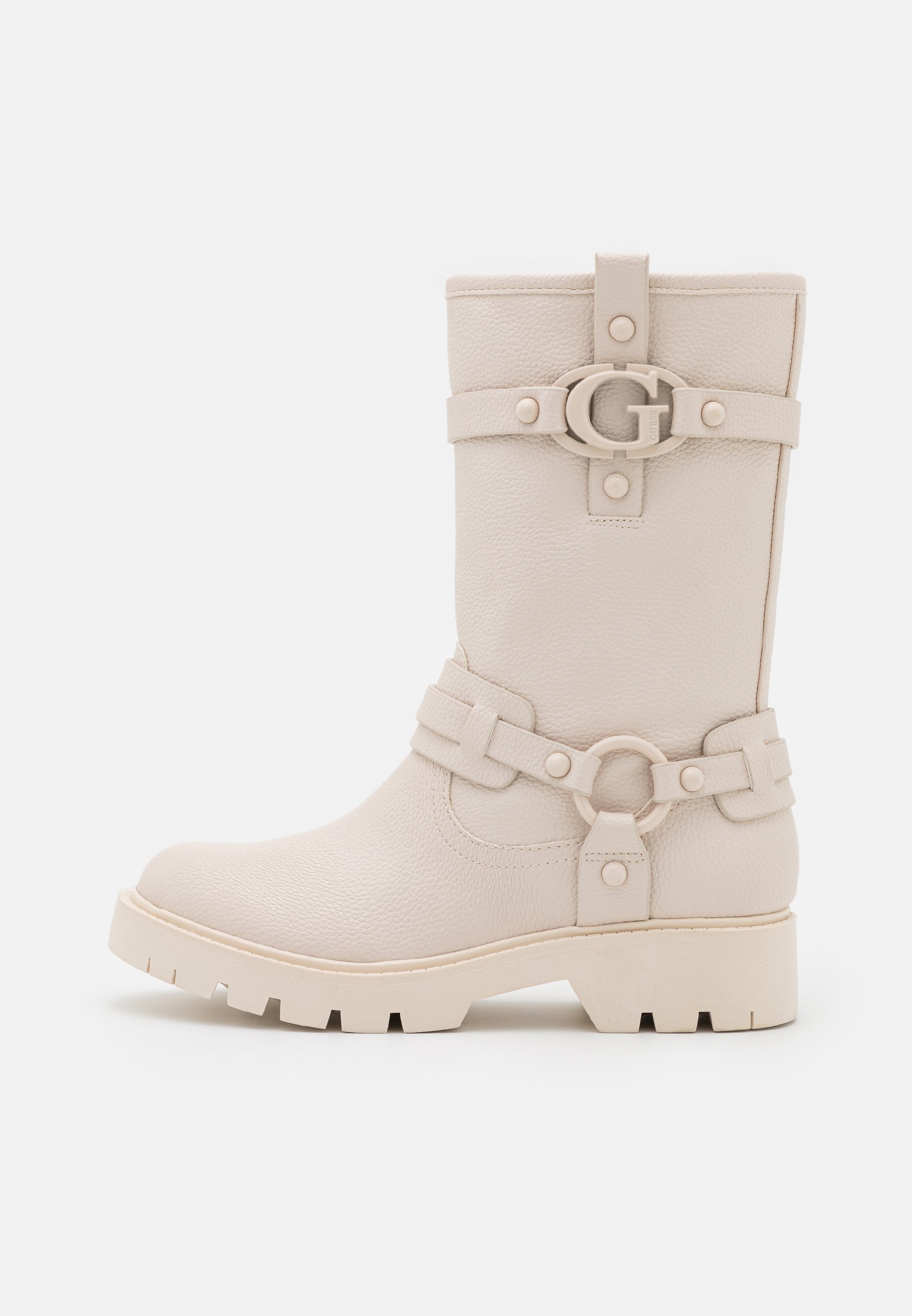 Guess RANDA - Stivali con plateau - cream/avorio - Zalando.it