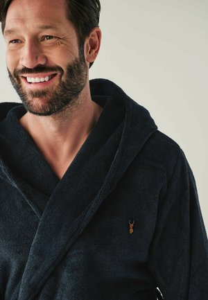 HOODED - REGULAR FIT - Župan - navy blue