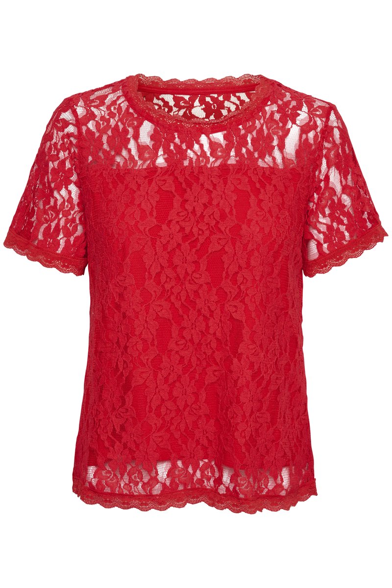 Cream Bluse - high risk red/rød - Zalando.dk