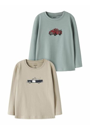 Name it, LONG SLEEVED TOP 2 PACK - T-shirt à manches longues - island fossil
