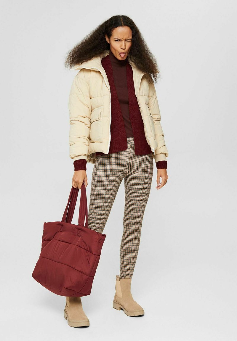 Damen Strickjacken | edc by Esprit Strickjacke garnet red/beere - EB64215 Damen Strickjacken | edc by Esprit Strickjacke garnet red/beere - EB64215