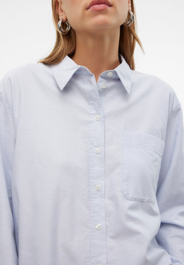 Button-down blouse - hellblau4