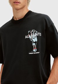 AllSaints Printtipaita - black