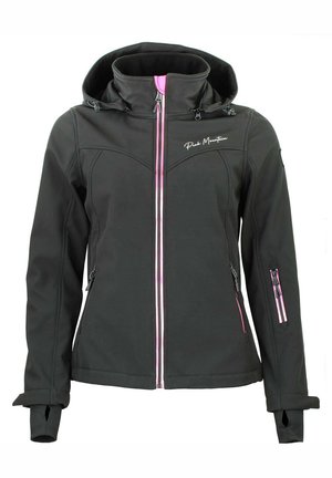 AMALEO - Outdoor jacket - noir fuchsia