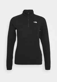 100 GLACIER 1/4 ZIP - Pulover iz flisa - black