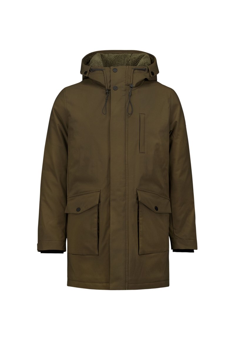 NO EXCESS Mantel taupe