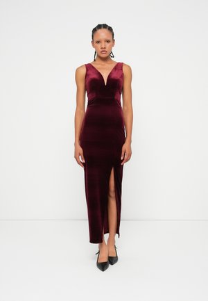 HARRY V NECK MAXI - Roupa de cerimónia - bordeoux
