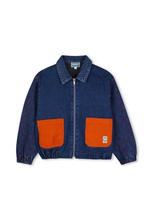 KENZO kids VESTE EN DENIM - Veste en jean - dble stone brossage