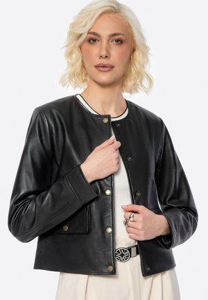 WITTCHEN Leather jacket - black