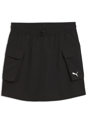 WARDROBE ESSENTIALS CARGO - A-lijn rok - black