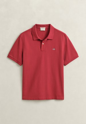 GANT, REGULAR FIT SHIELD PIQUÉ - Polo - muted red