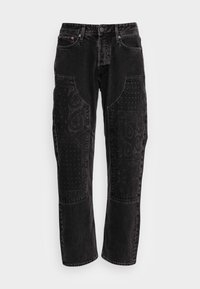 Jack & Jones JJIEDDIE JJCARPENTER  - Calças de ganga de corte relaxado - Black