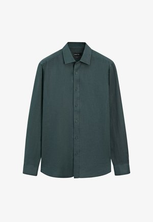 Massimo Dutti, SLIM FIT 100% LINEN SHIRT - Overhemd - royal blue