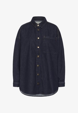 My Essential Wardrobe MALO - Short coat - dark blue un wash