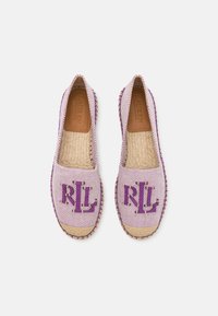 Lauren Ralph Lauren CAMERYN III CANVAS & LEATHER ESPADRILLE - Alpercatas - purple jasper