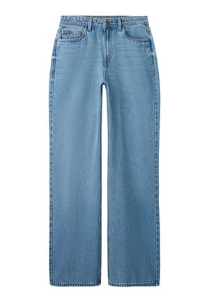 TWO SOON HIGH WAIST WIDE LEG - Laza szabású farmerek - light blue denim