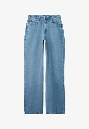 TWO SOON HIGH WAIST WIDE LEG - Brīva piegriezuma džinsi - light blue denim