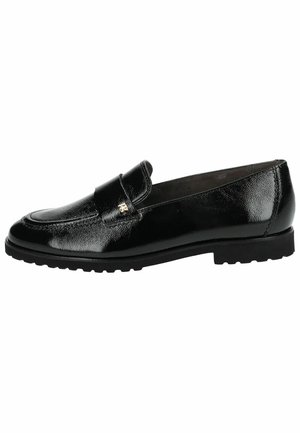 Business-Slipper - knautschlack black