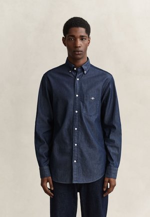 GANT, REGULAR FIT - Skjorter - dark indigo