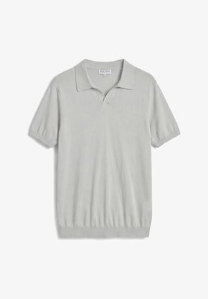 Antony Morato, SWEATER WIHTOUT BUTTON SHORT SLEEVES SOFT FINE - Poloshirt - light grey