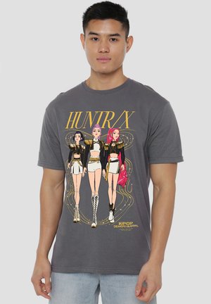 NETFLIX, KPOP DEMON HUNTERS HUNTRIX GOLDEN SPARKLES - Print T-shirt - anthracite