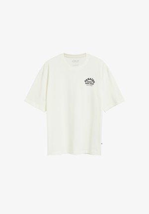 s.Oliver, T-SHIRT - T-shirt print - ecru