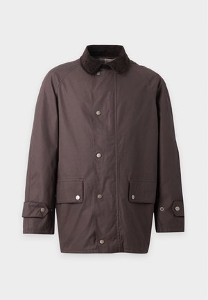 GANT, WAXED BARN JACKET - Übergangsjacke - black/brown