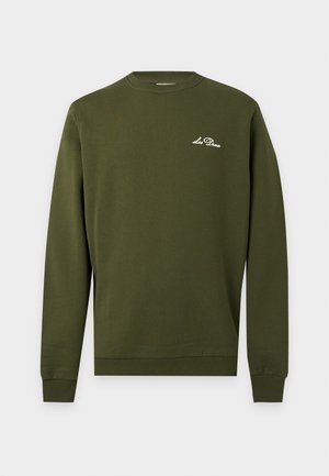 Les Deux, SIGNATURE PRINT - Суитшърт - rifle green