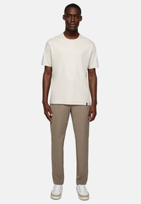 Boggi Milano SS AMMONIA  - Basic T-shirt - sand