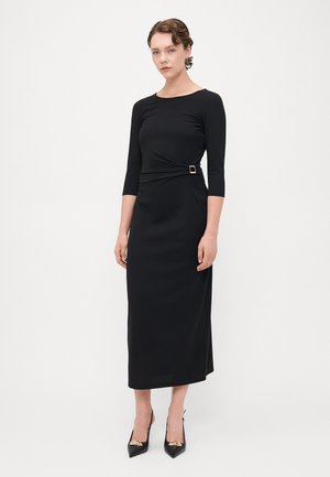 VMHOSANNA 3/4 DRESS - Džersejové šaty - black