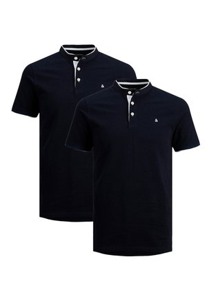 2ER PACK PAULOS MAO - T-shirt - bas - dark navy