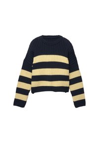 Stickad tröja - dark blue