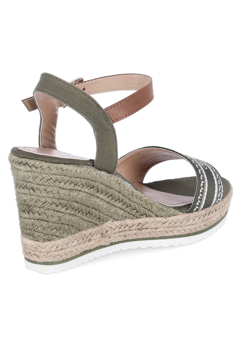 Damen Halbschuhe | TOM TAILOR Espadrille khaki - VA50948 Damen Halbschuhe | TOM TAILOR Espadrille khaki - VA50948
