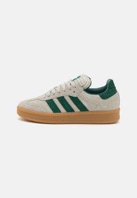 SAMBA XLG UNISEX - Športni copati - putty grey/collegiate green