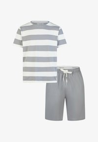 Vybráno, grey white striped