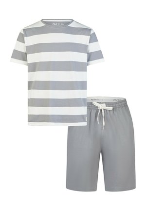 SET - Pyjama - grey white striped