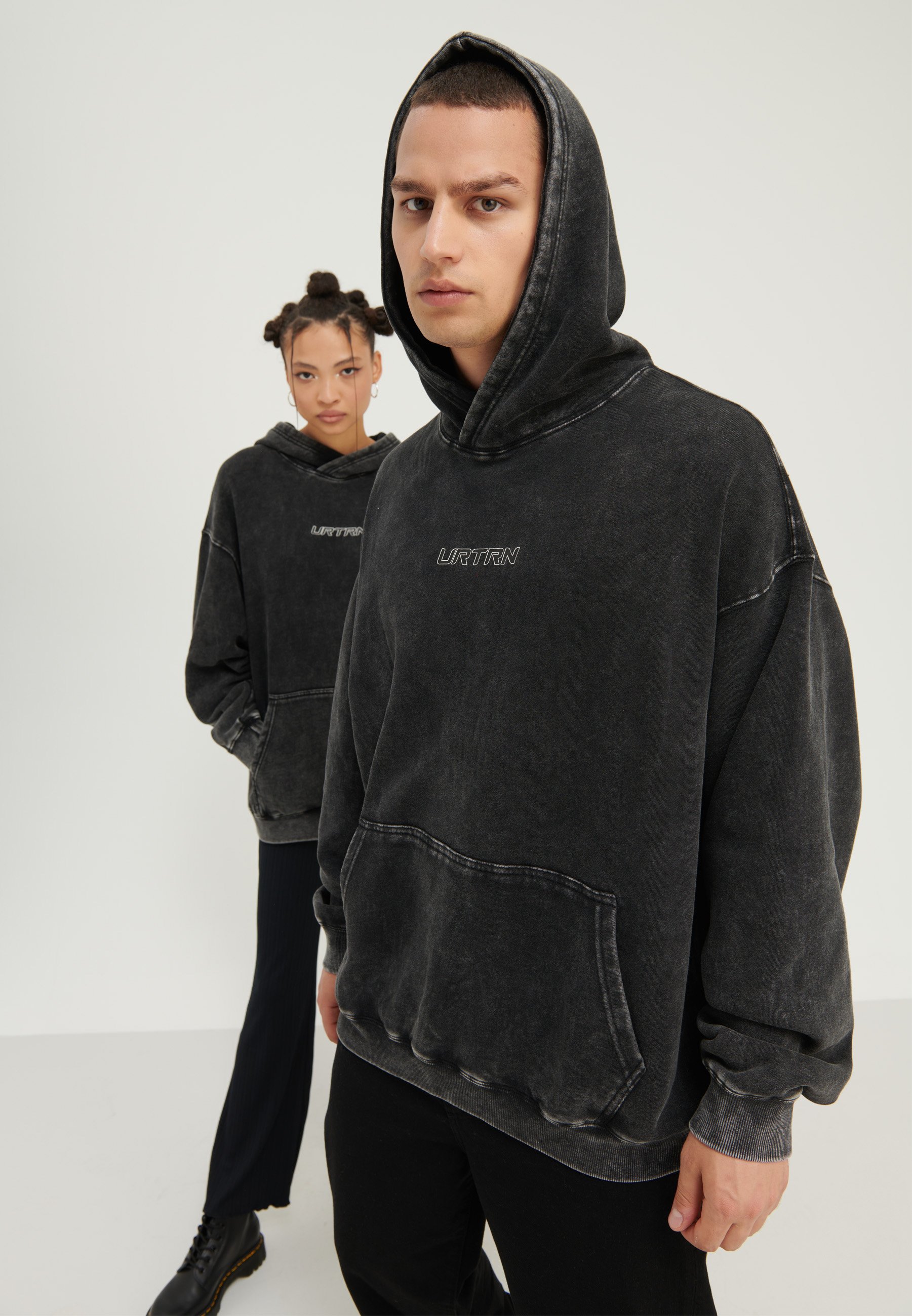 YOURTURN UNISEX - Hoodie - black - Zalando.co.uk