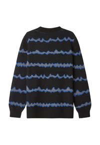 s.Oliver MIT ALLOVER MUSTER - Maglione - schwarz