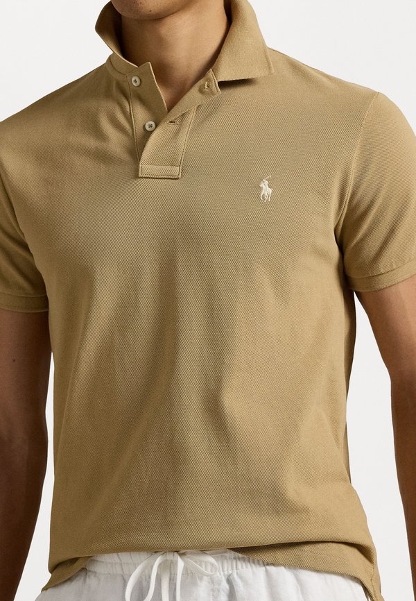 THE ICONIC MESH POLO SHIRT - Polo shirt - cafe tan3