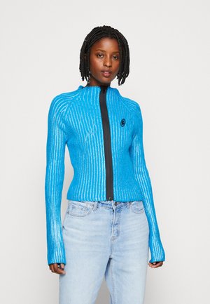 CARDIGAN WITH ZIP - Kardigan - blue